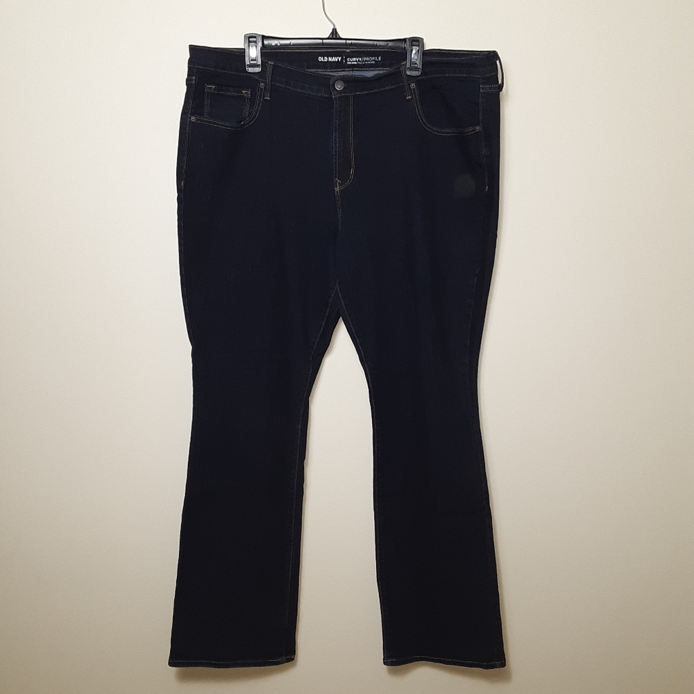 Old Navy Curvy Boot-Cut Jeans New Rinse
